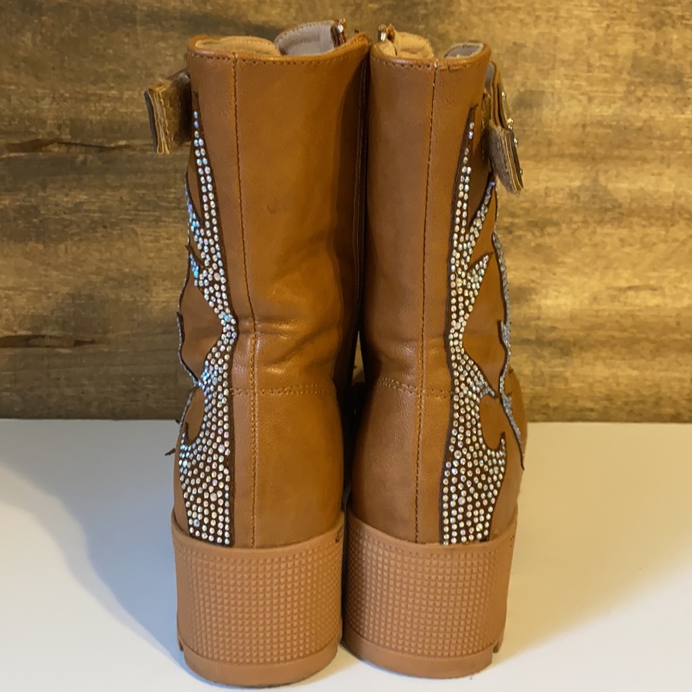 Kingsley Rhinestone Boots View 2